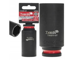 Tvardy Nasadka smūginis długa 1/2" 6-kąt 27mm CR-MO (6/36)