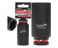 Tvardy Nasadka smūginis długa 1/2" 6-kąt 28mm CR-MO (6/36)