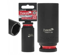 Tvardy Nasadka smūginis długa 1/2" 6-kąt 25mm CR-MO (6/36)