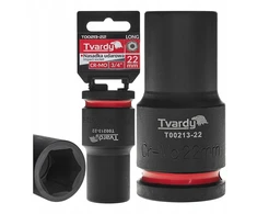 Tvardy Nasadka smūginis długa 3/4" 6-kąt 22mm CR-MO (1/20)