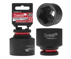 „Tvardy“ smūginė galvutė 3/4 colio šešiakampė 43 mm CR-MO (4/16)
