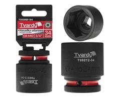 „Tvardy“ smūginė galvutė 3/4 colio šešiakampė 34 mm CR-MO (4/20)