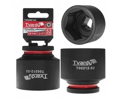 „Tvardy“ smūginė galvutė 3/4 colio šešiakampė, 52 mm CR-MO (4/16)