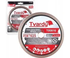 Tvardy Deimantinis diskas keramikai 180x10x25.4/22.23mm (50)