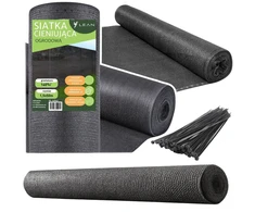 Lean Maskuojantis tinklas tvorai, 1.5 x 50 m, pilkas, 140 g/m²