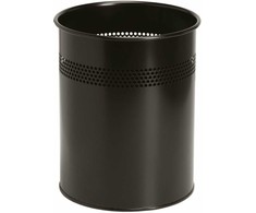 Twinco šiukšliadėžė TWIN metalinė, 15 l, juoda