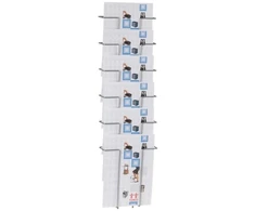 Twinco Twinco Twin Agenda Literature Holder, A4, Sidabrinis, 235 mm, 780 mm, 7.5 cm