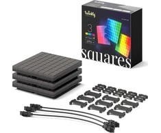 „Twinkly Squares“ išmaniųjų LED panelių išplėtimo paketas (3 panelės) RGB – 16 mln. spalvų