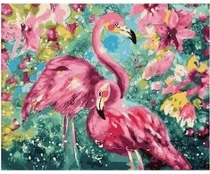 Twoje Hobby Tapyba pagal skaičius. Flamingai, 40x50cm