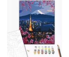 Twoje Hobby Jūsų pomėgis Tapyba pagal numerius BRUSHME, 40x50 cm, kelionės po Japoniją, 1 vnt.