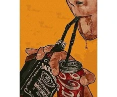 Twoje Hobby Tapyba pagal skaičius. Troškulio malšinimas, 40x50cm