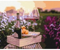 Twoje Hobby Paveikslas pagal skaičius - Romantika levandų spalvos 40x50cm