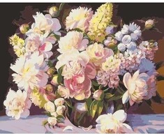 Twoje Hobby Paveikslas skaičiais - 40x50cm puokštė