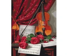Twoje Hobby Paveikslas skaičiais - Gėlių muzika 40x50cm