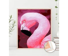Twoje Hobby Tapyba pagal skaičius. Flamingas, 40x50cm