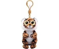 TY Pliušinis raktų pakabukas CLAWDIA - tiger clip