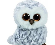 TY Beanie Boos pliušinė Baltoji pelėda OWLETTE 15,5 cm, 37201