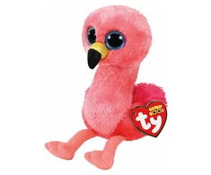 TY Beanie Boos Pliušinis žaislas - rožinis flamingas, 15.5 cm