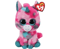 TY Beanie Boos Pliušinis žaislas - rožinis vienaragis, 15 cm