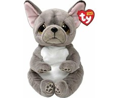 Meteor TY INC. Talismanas TY Beanie Bellies WILFRED šuniuko talismanas pilkas 24 cm 43212
