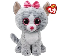 TY Beanie Boos Pliušinis žaislas - pilkas kačiukas, 42 cm