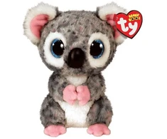 TY Beanie Boos Pliušinis žaislas - pilka koala, 15 cm