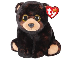 TY Beanie Boos Pliušinis žaislas - juodasis lokys, 15 cm