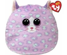 Pliušinis žaislas katė TY SQUISH CASSIDY, violetinės sp., 25 cm