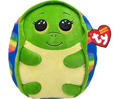 TY Squishy Beanies Pliušinis žaislas - žalias vėžliukas, 30 cm