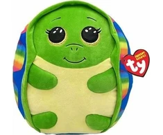 TY Squishy Beanies Gūžčioja pečiais - Rainbow Turtle 30cm