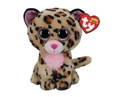 TY Beanie Boos Pliušinis žaislas - rudas leopardas, 15 cm