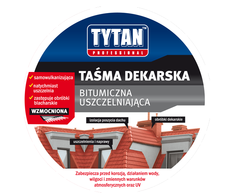 Tytan Sidabro plokštės sandarinimo juosta 15cm 10m sidabro