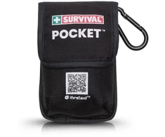 Tzmo Apteczka Survival First Aid Kit Pocket (CZ) (CS-SFAK-BLK-CPR)
