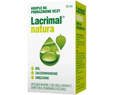 Tzmo „Lacrimal Natura“ lašai sudirgusioms akims, 10 ml