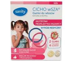 Sanity Kids CICHO wSZA gumki na wszy 2vnt.