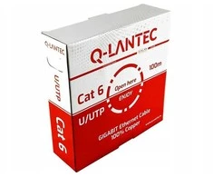 Q-LANTEC U/UTP cat.6A tinklo kabelis, susukta pora, LSOH