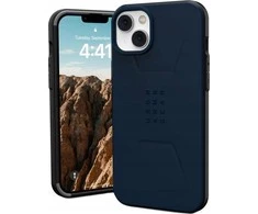 UAG Urban Armor Gear dėklas CIVILIAN, suderinamas su „MagSafe“, skirtas IPHONE 14 Plus, tamsiai mėlynas