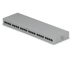 Šakotuvas Ubiquiti UACC-ETH-SP-Panel-24, 600 V, 10 Gbit/s, Pilkas, SGCC, 1U, 2kg
