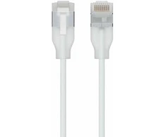Ubiquiti UACC-Cable-Patch-EL-C6A-15M-W kabelis sieciowy Półprzezroczysty, Baltas Cat6a