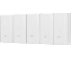 UBIQUITI POE-24-12W-5P Ubiquiti PoE-24 pasyvus PoE adapteris EU, 24V 0,5A, įdėklo/ESD apsauga, 5 PAK.