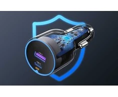 Ugreen EC701, USB + USB-C, 63W juodas
