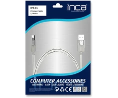 Ugreen Inca IPR-01 kabelis USB USB 2.0 1,5 m USB B 0,48 Gbit/s Permatomas