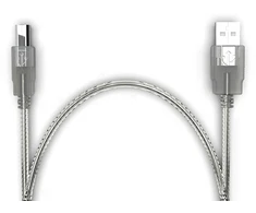 Ugreen Inca IPR-01 kabelis USB USB 2.0 1,5 m USB B 0,48 Gbit/s Permatomas