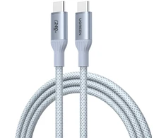 Ugreen Kabelis USB-C Ugreen L534 PD 240W, 480Mbps, 1m (sidabrinė)