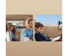 UGREEN LP904 automobilio galvos atramos laikiklis išmaniajam telefonui arba planšetiniam kompiuteriui 4.7-12.9" (juodas)
