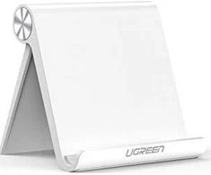 Ugreen LP115 30485 120 x 107 mm stalinis planšetinio kompiuterio arba telefono laikiklis 4.7-11" - baltos spalvos