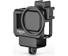 Ulanzi Ramka Frame Mount + Adapteris Mikrofonas Filtry ISO G9-4 do Gopro HERO 9 Juodas / 10 Juodas