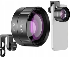 Ulanzi prof. 75 mm makro objektyvas, skirtas išmaniojo telefono makrokomandai / Ulanzi Cl-003 / F009