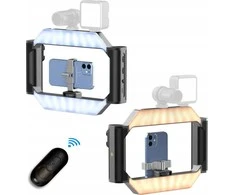 Išmanusis laikrodis Ulanzi stovo LED rankenos lempos laikiklis Iso 1/4 Ulanzi U-rig Telefonui + Powerbank + nuotolinio valdymo pultas / Sku: 3265
