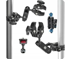 Laikiklis Magic Arm Vise Mount 2x Clip Clamp + 3D Head 1/4"" / Ulanzi C017 / C046gbb1